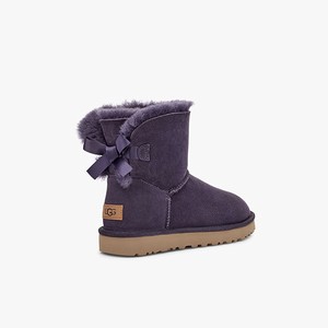 Ugg Mini Bailey Bow II Klassiska Stövlar Dam Lila (523796VGU)